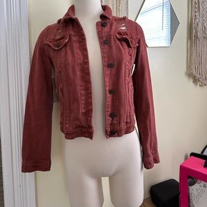 Rust Denim Jacket